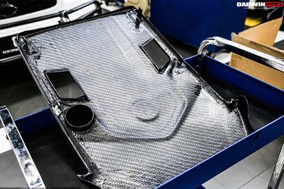 2019-2023 Mercedes Benz W464 G500/G550 G-Class G Wagon Dry Carbon Fiber Engine Cover - DarwinPRO Aerodynamics