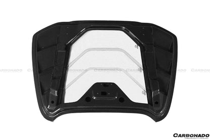2015-2019 Ferrari 488 Spyder MSY Style Carbon Fiber Engine Hood - Carbonado Aero