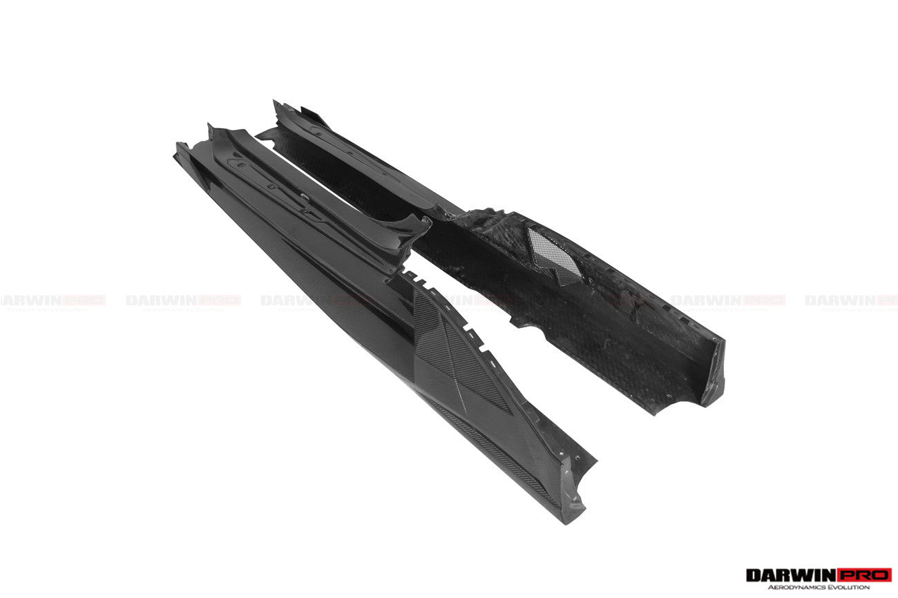 2015-2022 Lamborghini Huracan LP610/LP580/EVO BKSSII Style Side Skirts - DarwinPRO Aerodynamics