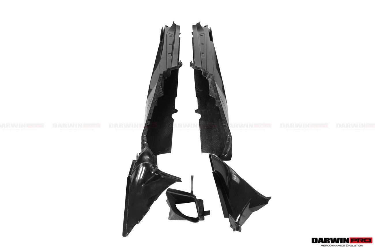 2015-2022 Lamborghini Huracan LP610/LP580/EVO BKSSII Style Side Skirts - DarwinPRO Aerodynamics