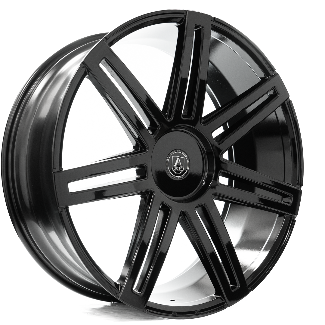 AXE WHEELS EX26 GLOSS BLACK 24x10 ET28 5x114 (Square Set of 4)