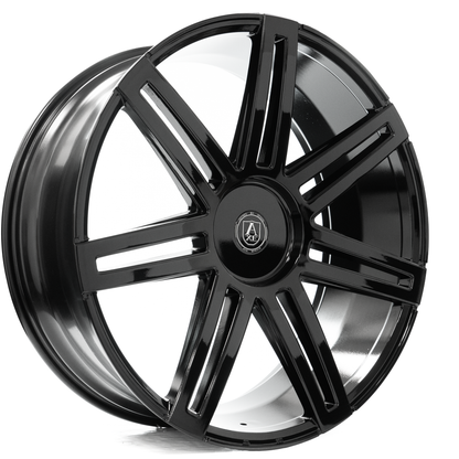 AXE WHEELS EX26 GLOSS BLACK 24x10 ET28 5x127 (Square Set of 4)