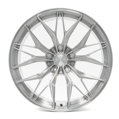 AXE WHEELS EX55-RF SILVER 20x10 ET30,31,32,33,34,35,36,37,38,39,40 5x108 (Square Set of 4)