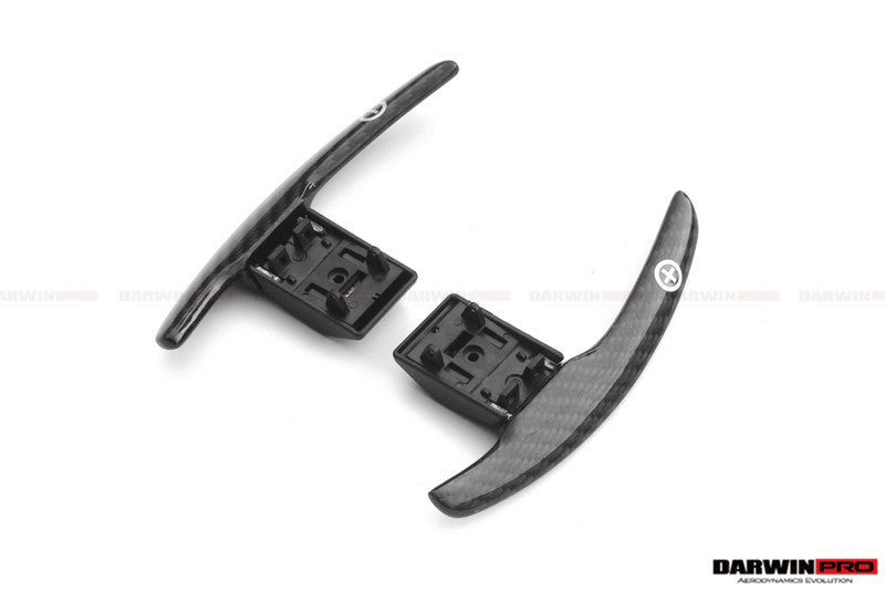 2014-2020 BMW M3 F80/F81 & M4 F82/F83 Dry Carbon Fiber Shift Paddles - DarwinPRO Aerodynamics