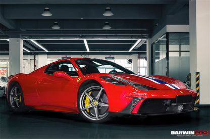 2010-2015 Ferrari 458 Coupe/Spyder Speciale Style Front Bumper - DarwinPRO Aerodynamics