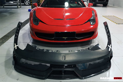 2010-2015 Ferrari 458 Coupe/Spyder Speciale Style Front Bumper - DarwinPRO Aerodynamics
