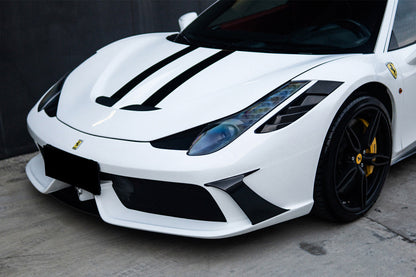 2010-2015 Ferrari 458 Coupe/Spyder Speciale Style Hood - DarwinPRO Aerodynamics