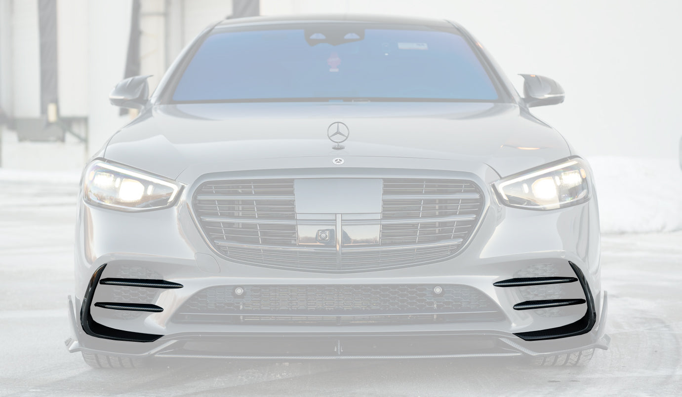 2021-UP Mercedes Benz S Class W223 4Matic Sedan MSY Style Front Bumper Vents