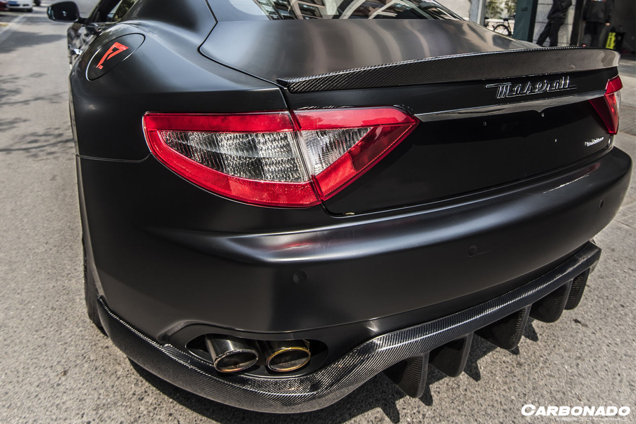 2008-2013 Maserati GranTurismo MC Style Carbon Fiber Rear Diffuser - Carbonado