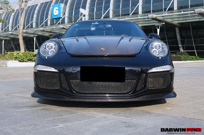 2009-2012 Porsche 911 997.2 Carrera/S/4S 991GT3 Style Front Bumper - DarwinPRO Aerodynamics