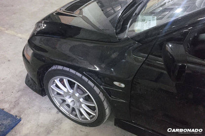 2003-2006 Mitsubishi Evo 7/8/9 D1 Style Carbon Fiber Fender - Carbonado Aero
