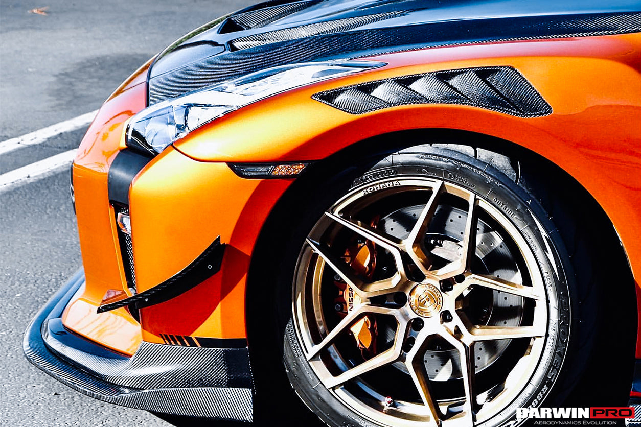 2008-2022 Nissan GTR R35 CBA/DBA/EBA NSM Style Partial Carbon Fiber Fender - DarwinPRO Aerodynamics
