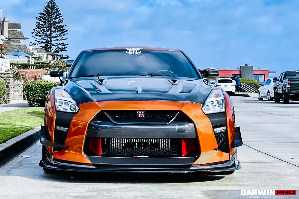 2017-2022 Nissan GTR R35 EBA  Carbon Fiber Grill - DarwinPRO Aerodynamics