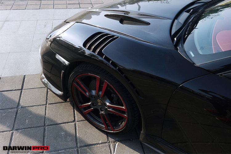 2009-2012 Porsche 911 997.2 Carrera/S/4S 991GT3RS Style Front Fender - DarwinPRO Aerodynamics