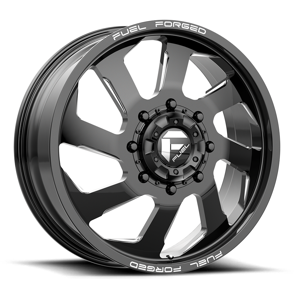 Fuel Off-Road FF39D Dually DD39 BK 20x8.25 +105 8x200mm 142.2mm Gloss Black Milled