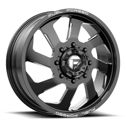 Fuel Off-Road FF39D Dually DD39 BK 20x8.25 +105 8x200mm 142.2mm Gloss Black Milled