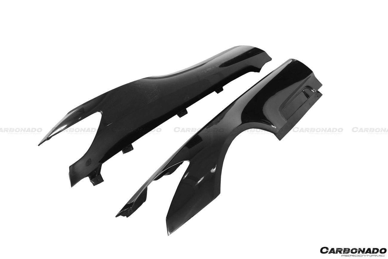 2010-2015 Mercedes Benz W197 SLS AMG BKSS Style Side Skirts & Fender - Carbonado Aero