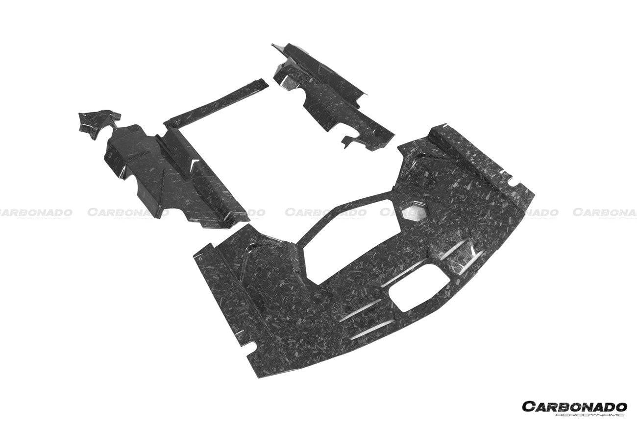 2011-2016 Lamborghini Aventador LP700 Coupe OEM Style Carbon Fiber Engien Bay Pannels Repalcement - Carbonado Aero
