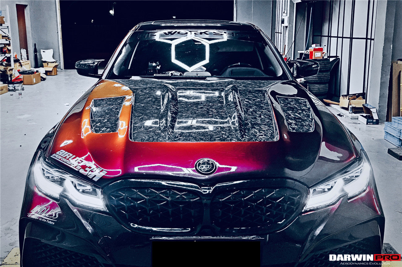2019-2023 BMW 3 Series G20/G28 BKSS Style Carbon Fiber Hood - DarwinPRO Aerodynamics