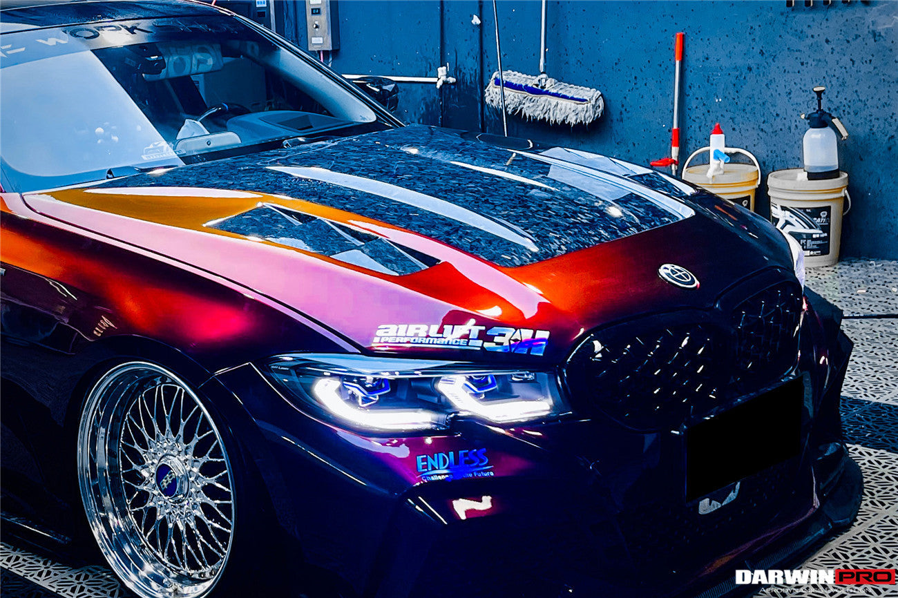 2019-2023 BMW 3 Series G20/G28 BKSS Style Carbon Fiber Hood - DarwinPRO Aerodynamics
