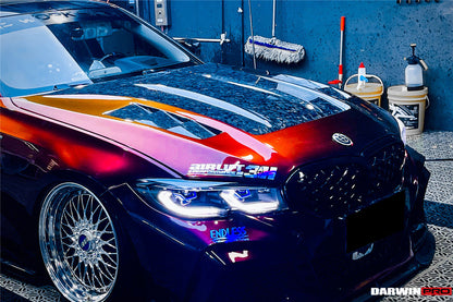 2019-2023 BMW 3 Series G20/G28 BKSS Style Carbon Fiber Hood - DarwinPRO Aerodynamics