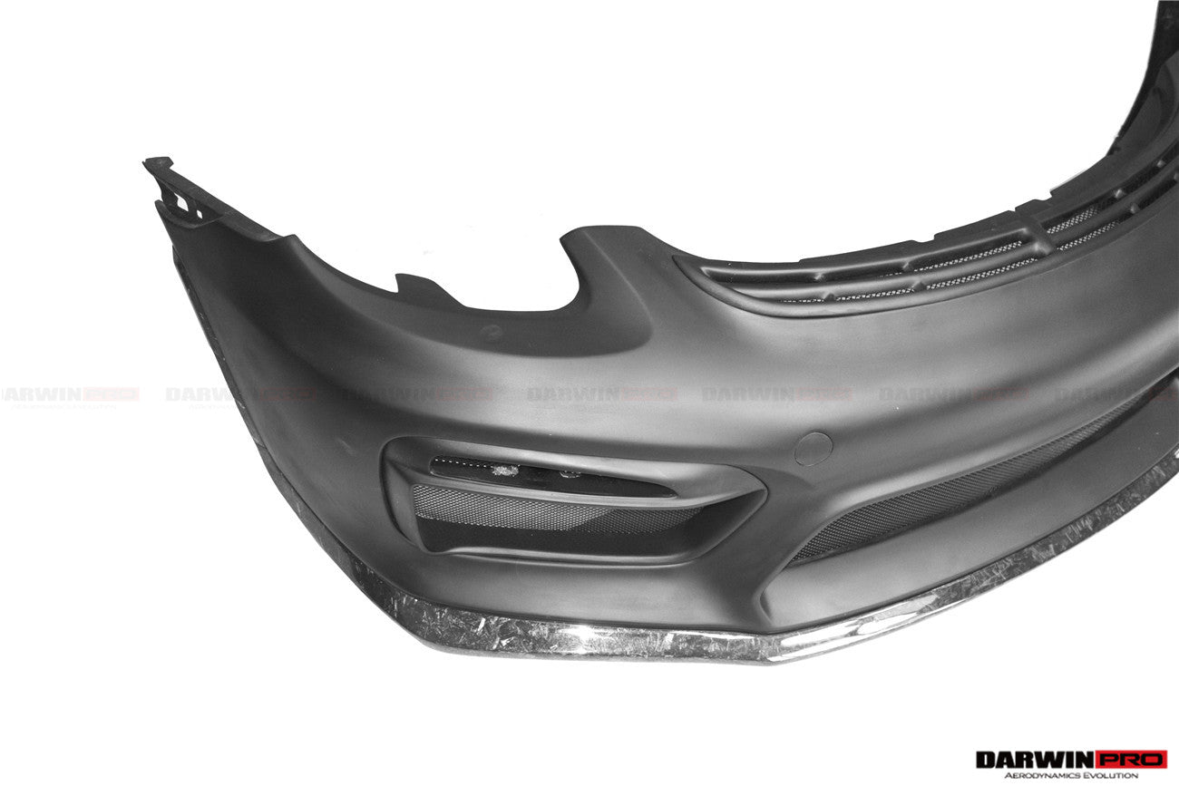 2012-2016 Porsche 981 Boxster/Cayman GT4 Style Front Bumper - DarwinPRO Aerodynamics