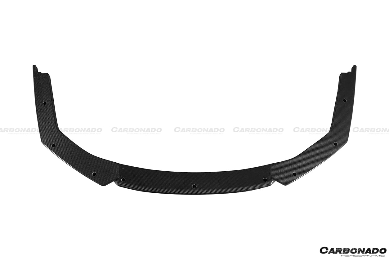 2015-2020 Lamborghini Huracan LP610 VRS Style Carbon Fiber Front Lip - Carbonado