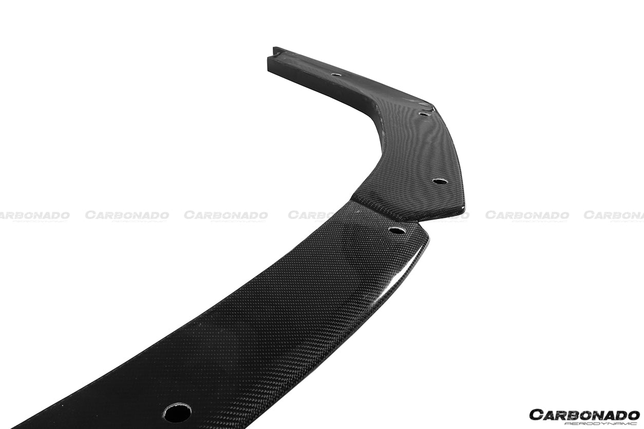 2015-2020 Lamborghini Huracan LP610 VRS Style Carbon Fiber Front Lip - Carbonado