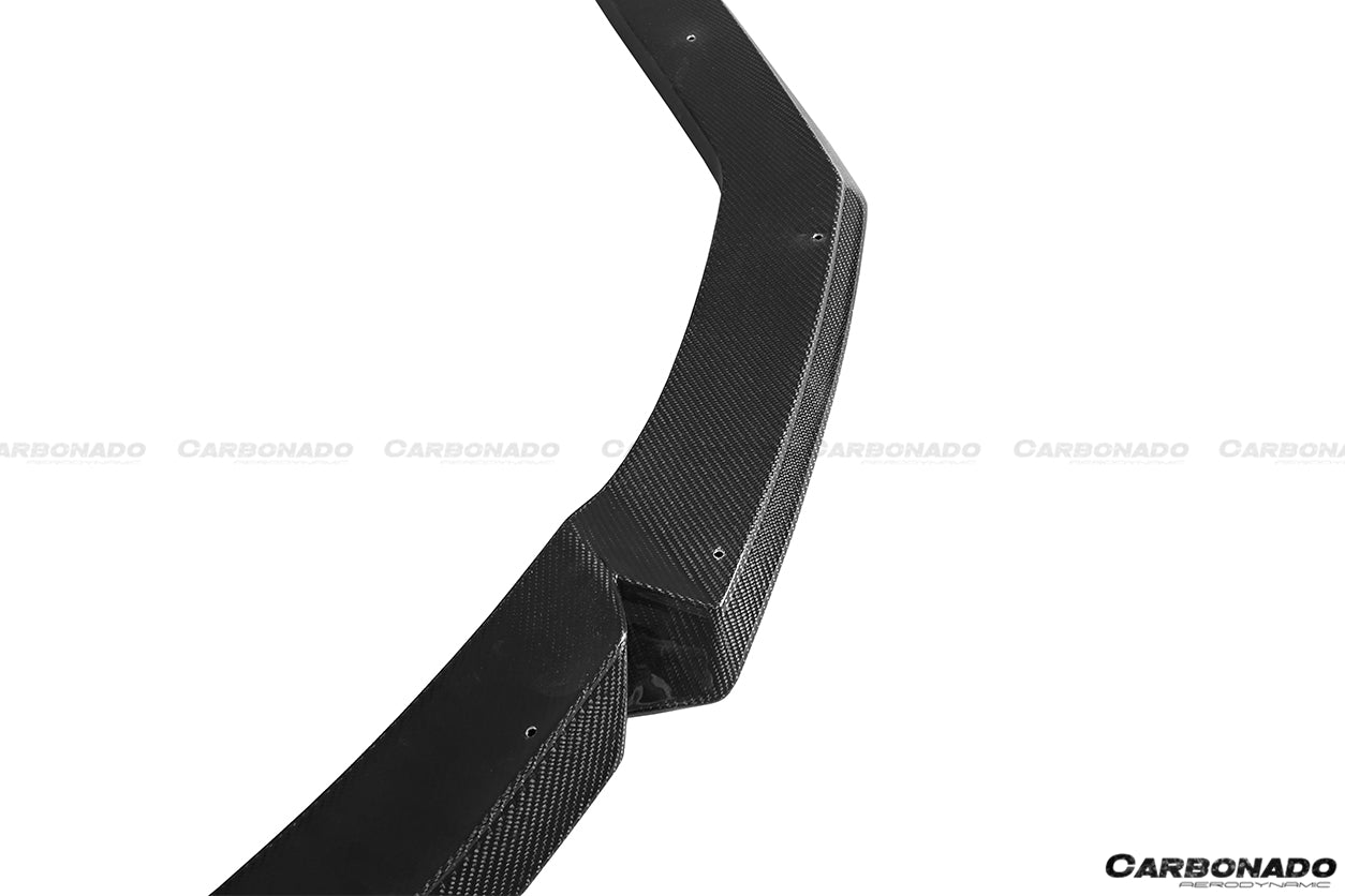 2015-2020 Lamborghini Huracan LP610 VRS Style Carbon Fiber Front Lip - Carbonado