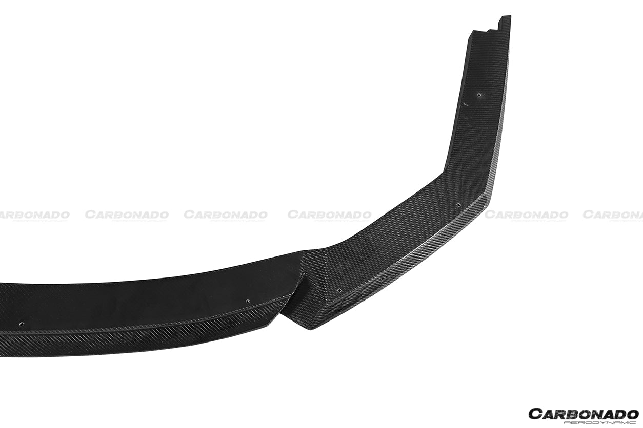 2015-2020 Lamborghini Huracan LP610 VRS Style Carbon Fiber Front Lip - Carbonado