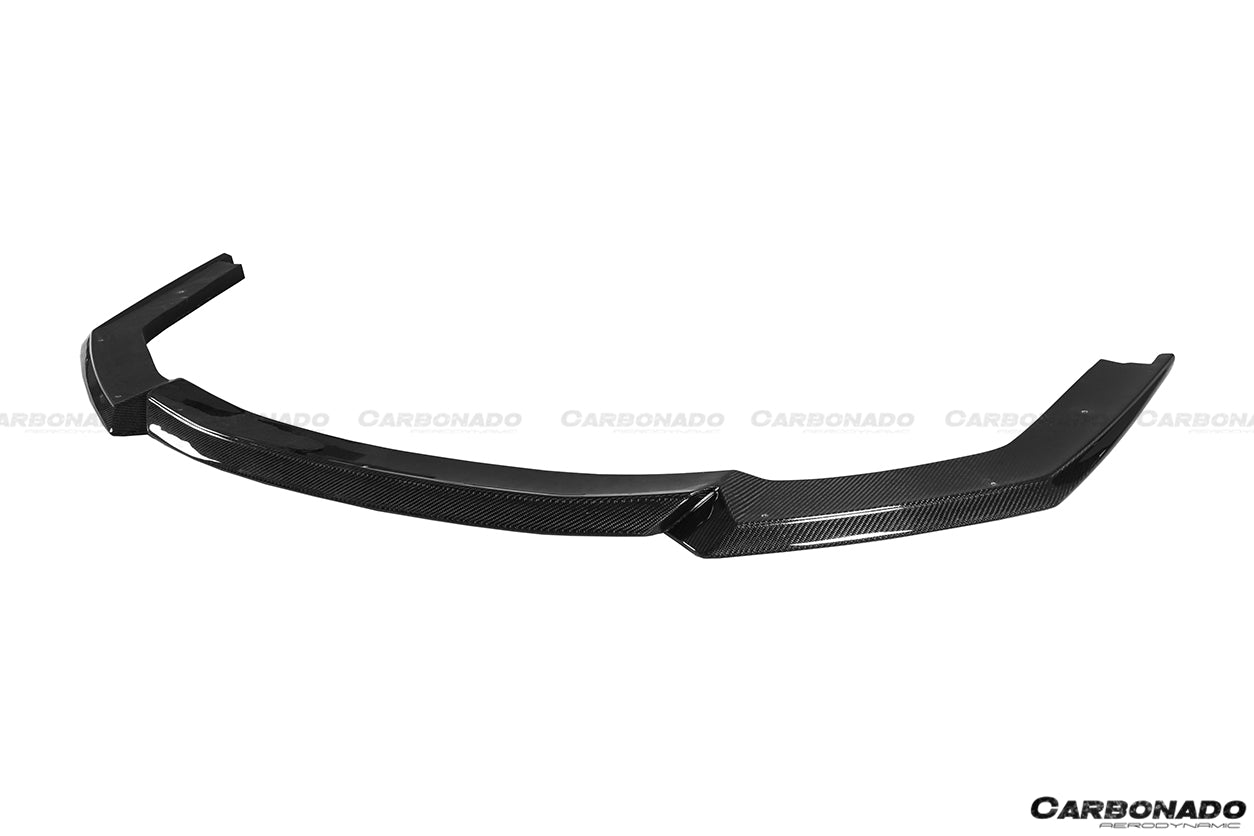2015-2020 Lamborghini Huracan LP610 VRS Style Carbon Fiber Front Lip - Carbonado