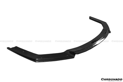 2015-2020 Lamborghini Huracan LP610 VRS Style Carbon Fiber Front Lip - Carbonado
