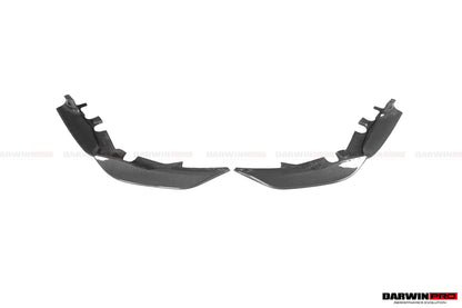 2018-2022 Ferrari 488 Pista Carbon Fiber Front Bumper Side Splitter - DarwinPRO Aerodynamics