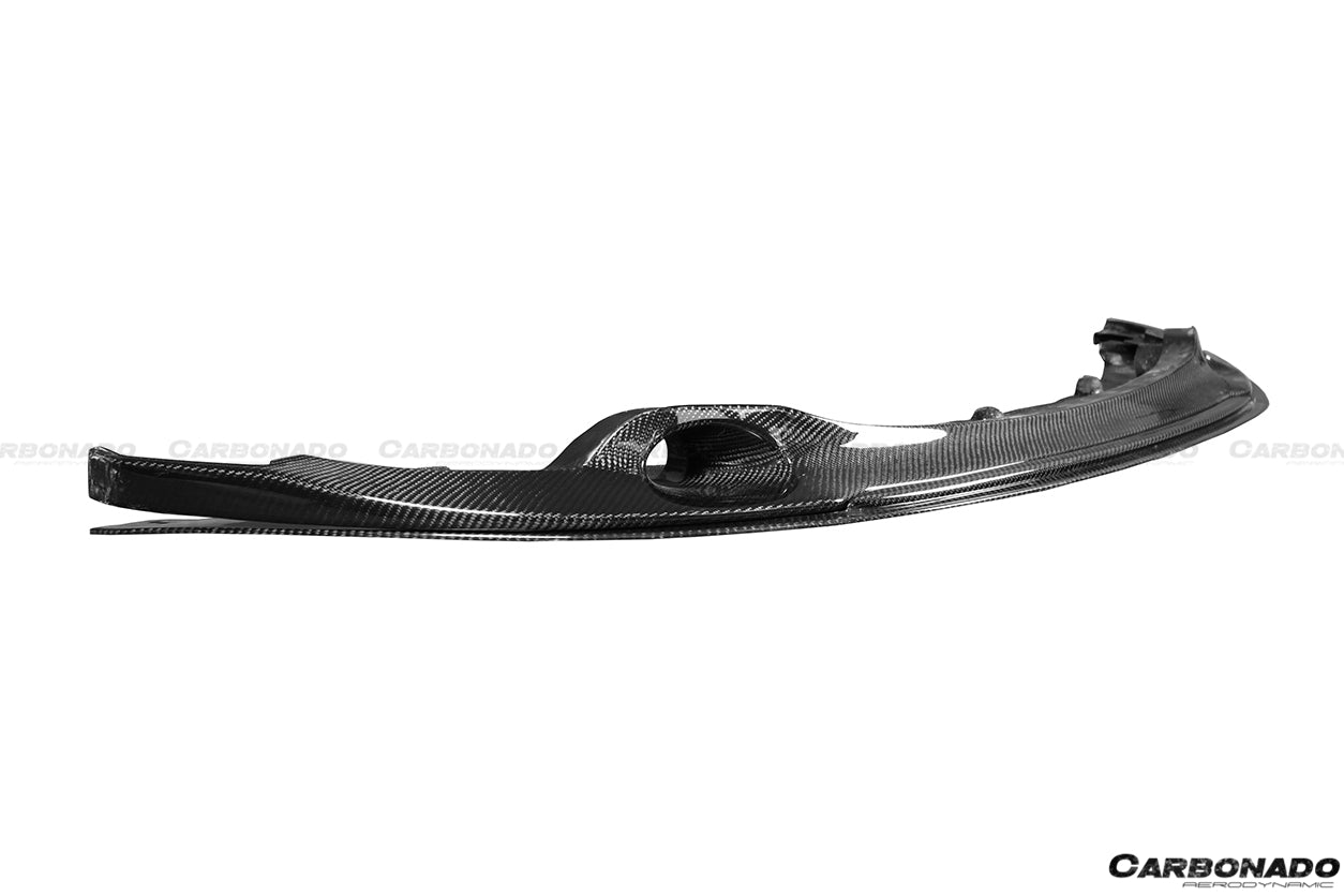 2011-2012 BMW 1M RZS Style Carbon Fiber Front Lip - Carbonado