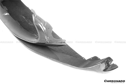 2020-UP Maserati MC20 OE Dry Carbon Fiber Front Lip - Carbonado