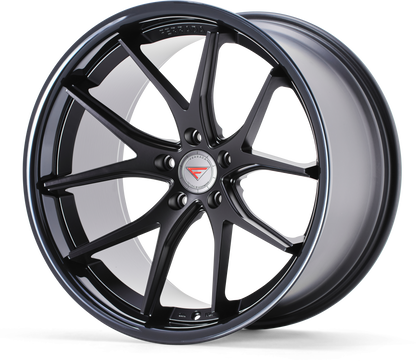 Ferrada FR2 Matte Black / Gloss Black Lip wheel