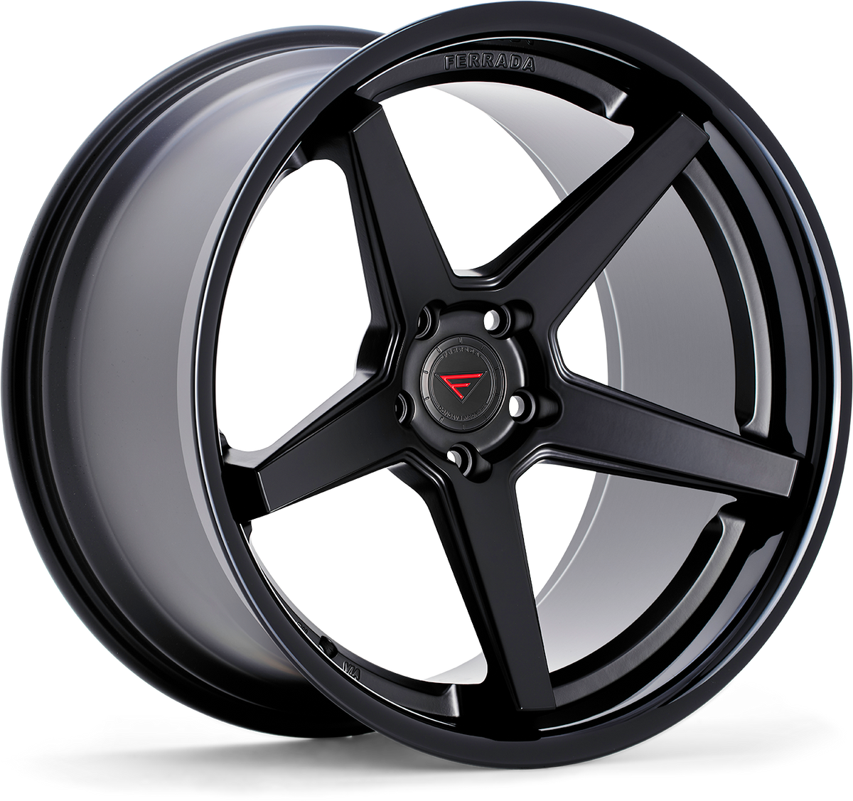 Ferrada FR3 Matte Black / Gloss Black Lip wheel