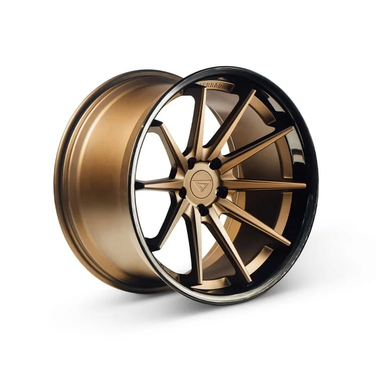 Ferrada FR4 Matte Bronze / Gloss Black Lip wheel