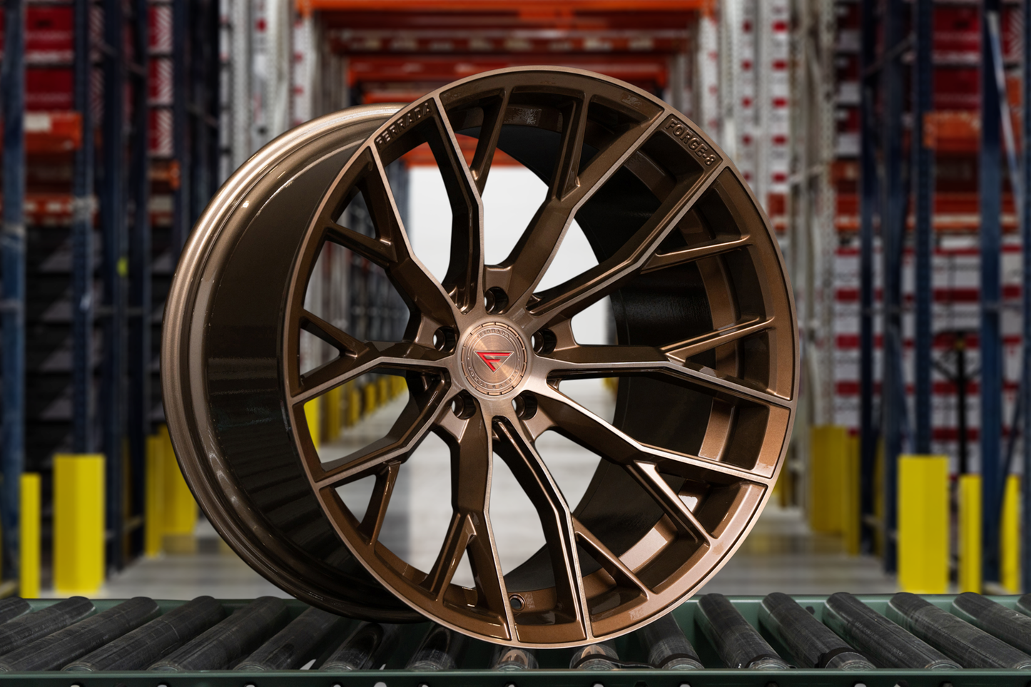 Ferrada Forge-8 FR9 Wheels – 20x9 5x112 – Brushed Cobre