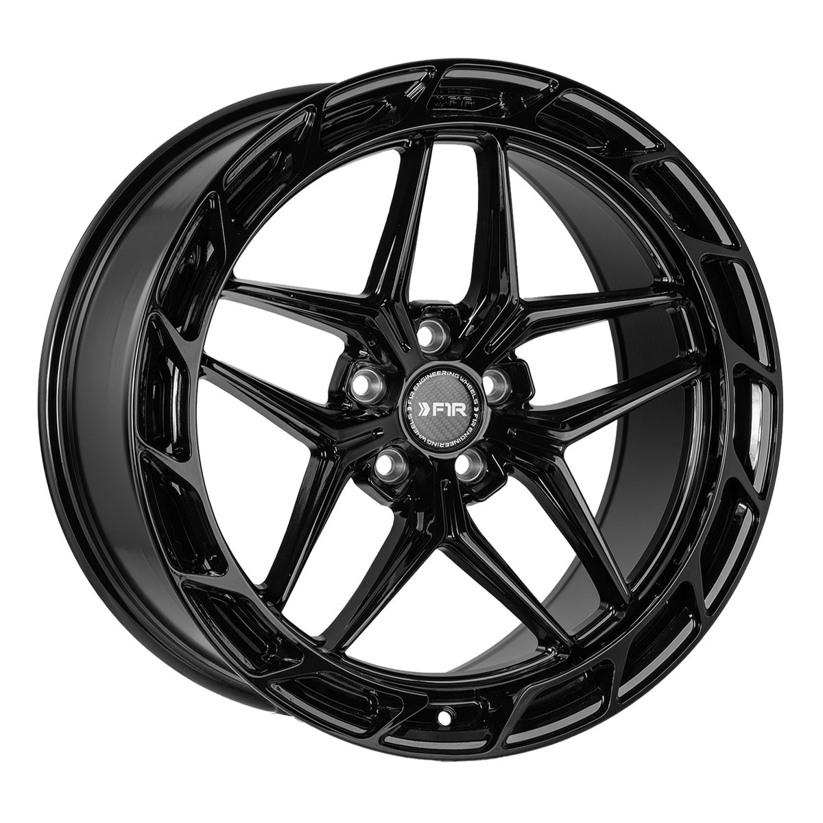F1R FS5 Gloss Black wheel