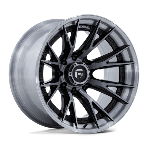 Fuel FC402 Catalyst – 20x10 ET-18 8x180 Gloss Black W/ Brushed Gray Tint Face & Lip (Set of 4)