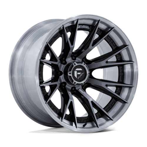 Fuel FC402 Catalyst – 24x12 ET-44 8x170 Gloss Black W/ Brushed Gray Tint Face & Lip (Set of 4)