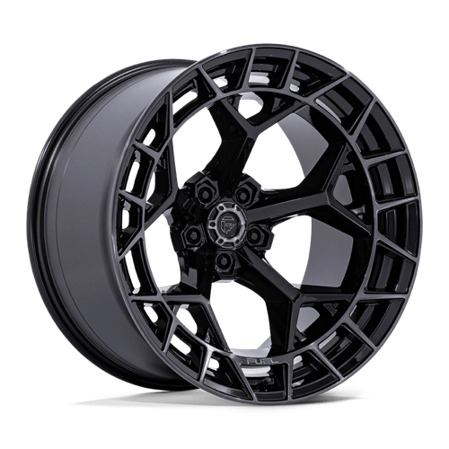 Fuel FC873 Charger – 22x12 ET-44 5x127 Gloss Black W/ Brushed Dark Tint (Set of 4)