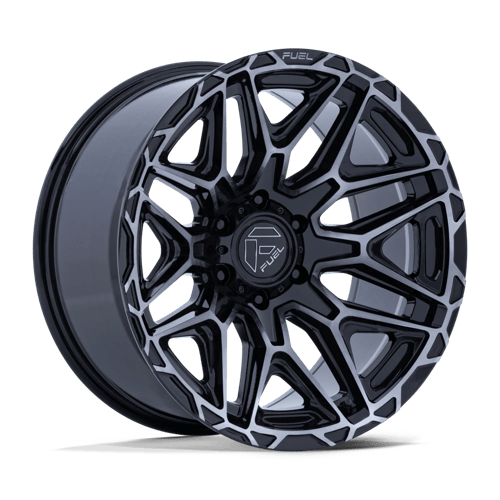 Fuel FC885 Injector – 20x9 ET+1 5x127 Gloss Black W/ Machined Dark Tint Face (Set of 4)