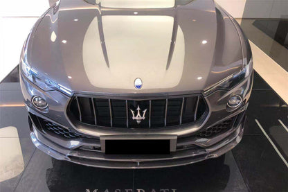 2017-2022 Maserati Levante Modena & GT OD Style Front Lip - Carbonado