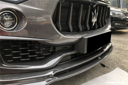 2017-2022 Maserati Levante Modena/GT OD Style Front Bumper Vents Trims - Carbonado