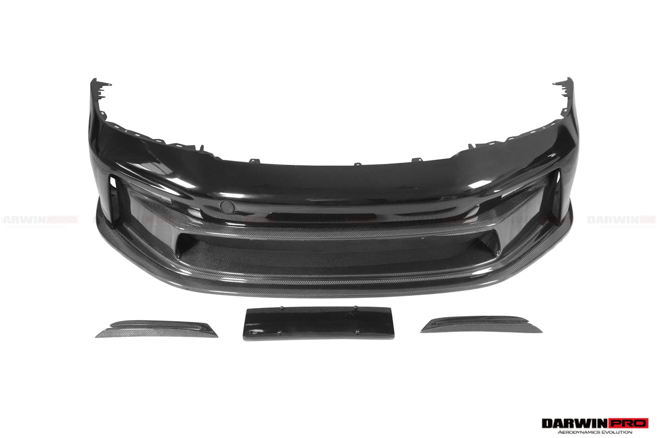 2019-2023 Porsche 911 992 Carrera/S/4/4S/Targa/Cabriolet GT3 Style Front Bumper - DarwinPRO Aerodynamics