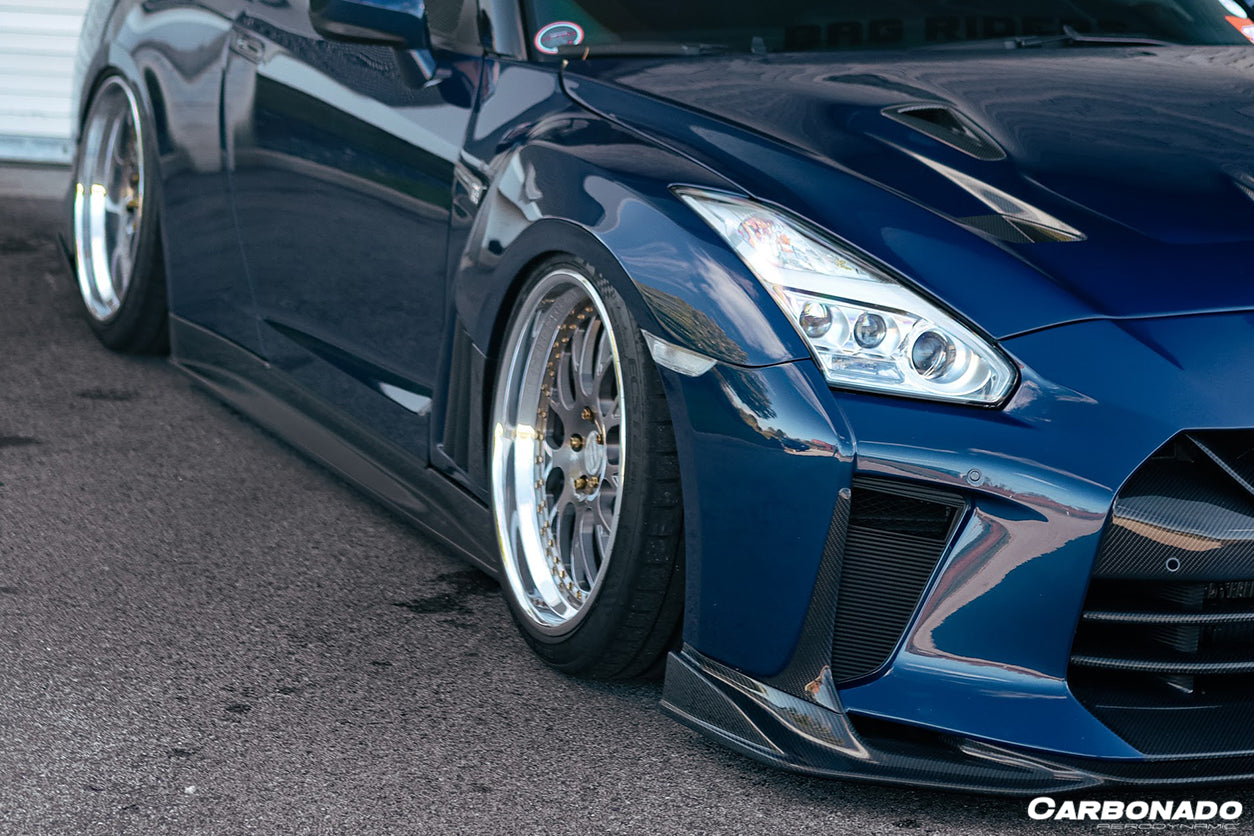 2008-2022 Nissan GTR R35 CBA/DBA/DBA VA2 Style Fender - Carbonado