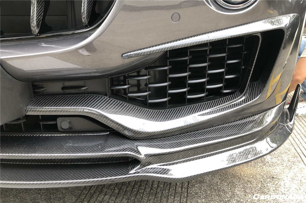 2017-2022 Maserati Levante Modena/GT OD Style Front Bumper Vents Trims - Carbonado