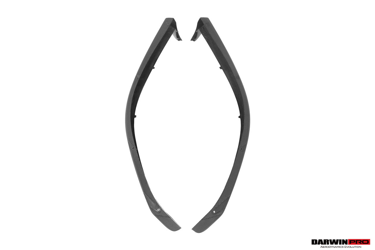DarwinPRO 2022-2025 Ferrari 296 GTB & GTS Type F171 OE Style Carbon Fiber Front Bumper Lip Splitter - DarwinPRO Aerodynamics